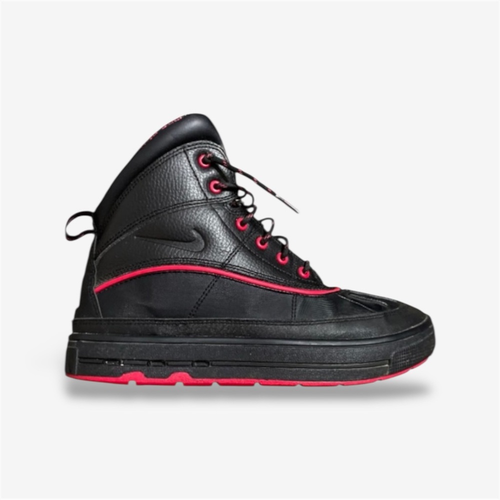 Nike ACG Woodside 2 High GS Winter Duck Boots Waterproof Black Pink Girls 6Y